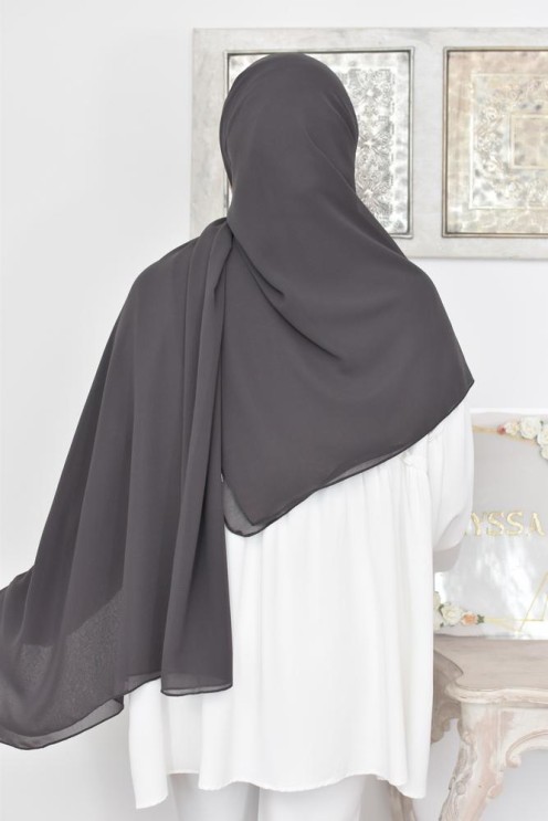 Maxi hijab carré mousseline