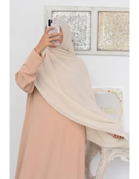 Maxi hijab carré mousseline