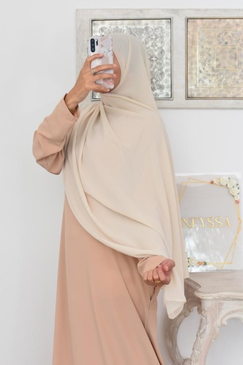 Maxi hijab carré mousseline