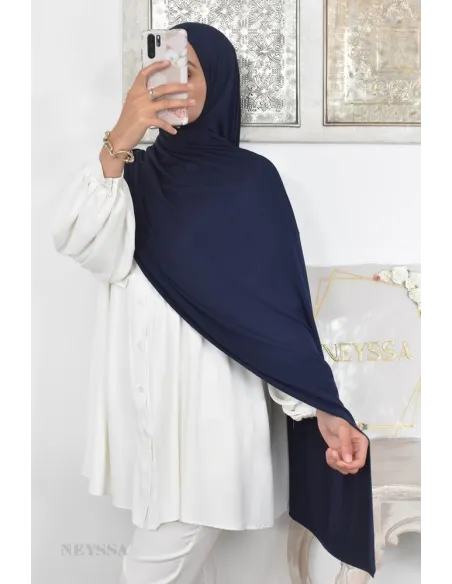 hijab long  xxl jersey de viscose idéal pour hijabi femme voilée
