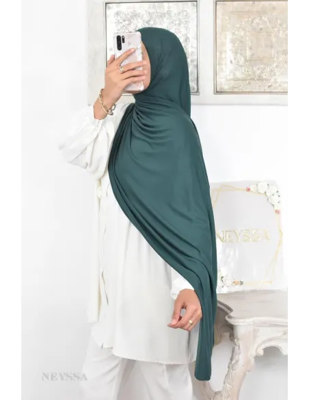 hijab long  xxl jersey de viscose idéal pour hijabi femme voilée