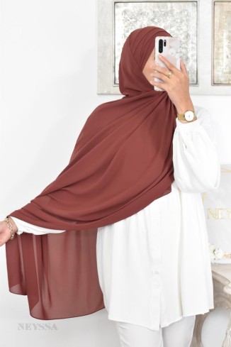 Turkish hijab inspiration ready to put on simple hijab cross cup