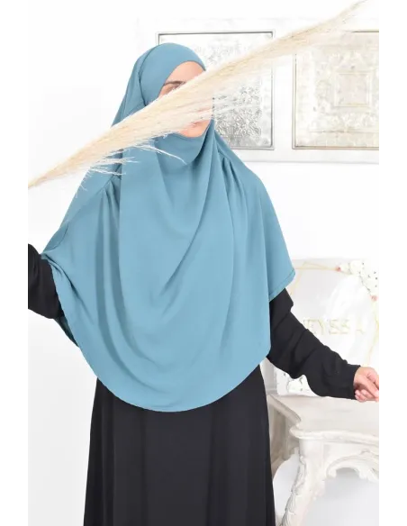 Long khimar rond fluide en jazz pas cher pour femme musulmane