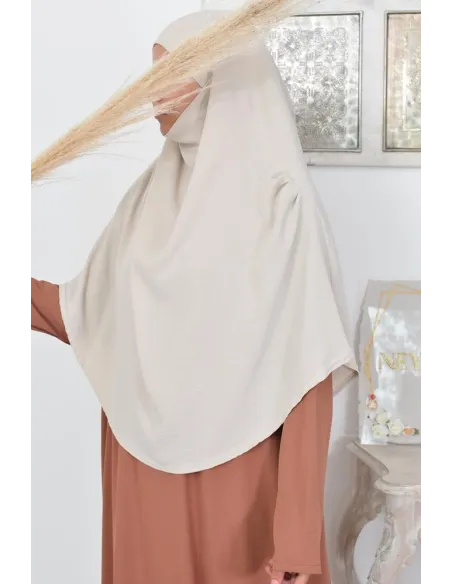 Lang fließender runder Khimar in billigem Jazz für muslimische Frauen