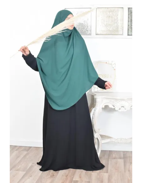 Long khimar pointu pour femme musulmane hijab légiféré
