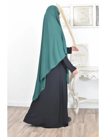 Long khimar pointu pour femme musulmane hijab légiféré