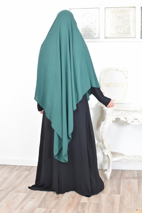 Long khimar pointu pour femme musulmane hijab légiféré