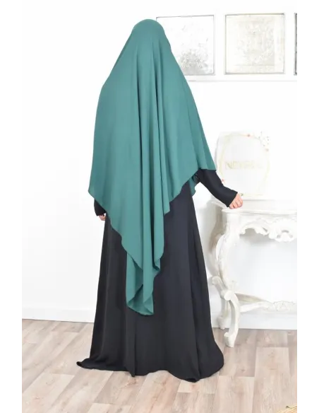 Long khimar pointu pour femme musulmane hijab légiféré