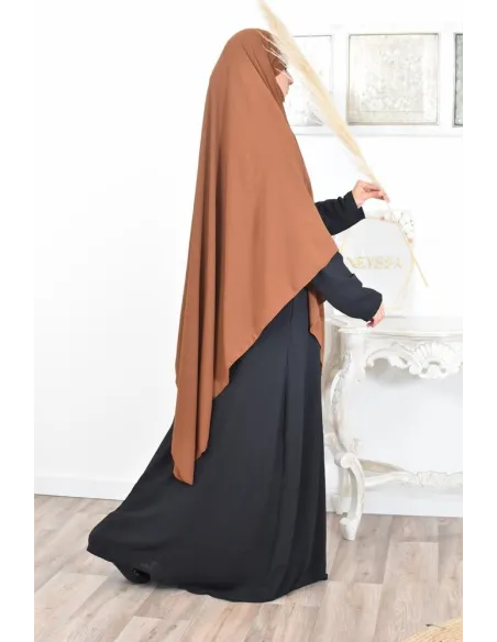Long khimar pointu pour femme musulmane hijab légiféré