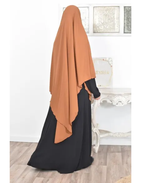 Long khimar pointu pour femme musulmane hijab légiféré