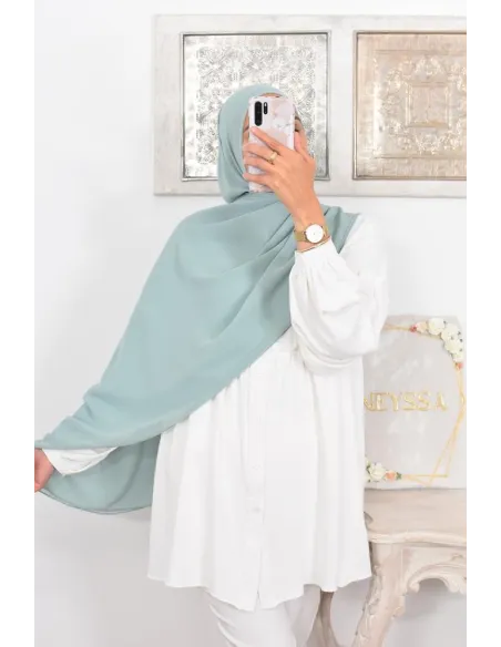 Maxi hijab carré mousseline