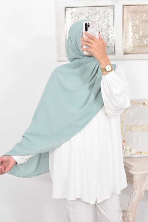 Maxi hijab carré mousseline
