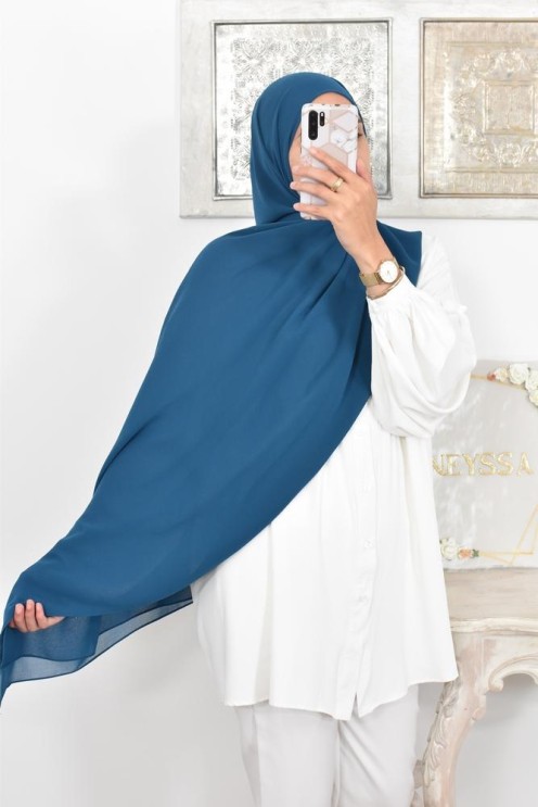 Maxi hijab carré mousseline