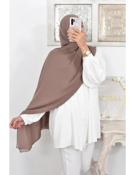 Maxi hijab carré mousseline