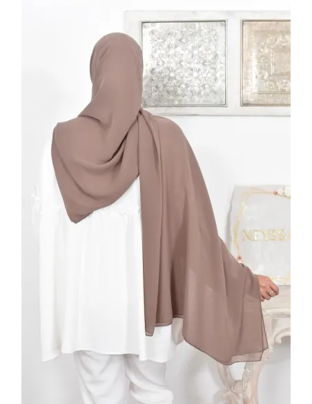 Maxi hijab carré mousseline