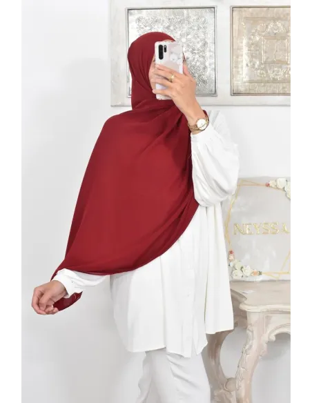 Maxi hijab carré mousseline