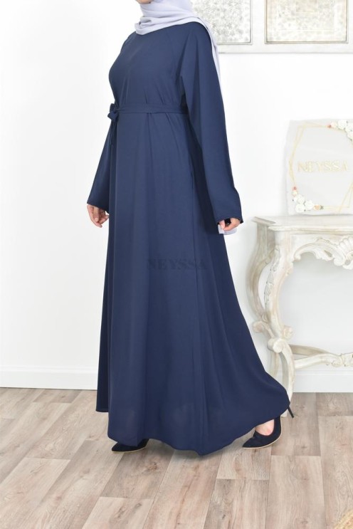 longue robe évasée musulmane mastour lfemme 1m80 ,longue robe évasée