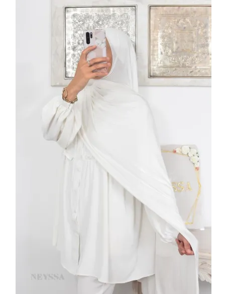 Hijab à enfiler long xxl jersey de viscose pour hijabi femme voilée