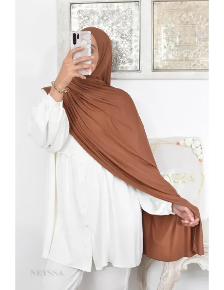 Hijab long xxl viscose jersey for hijabi veiled woman