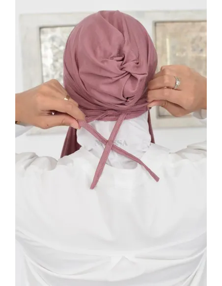 Hijab à enfiler long xxl jersey de viscose pour hijabi femme voilée