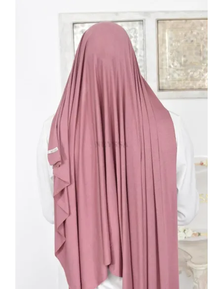 Hijab à enfiler long xxl jersey de viscose pour hijabi femme voilée