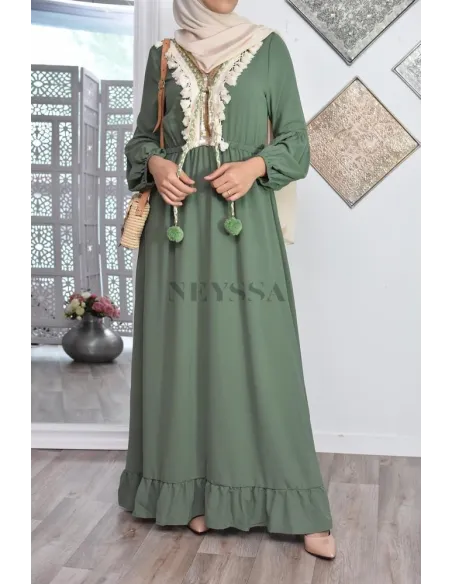 robe basma creme thnique l'ete robe boheme pas cher modest fashion