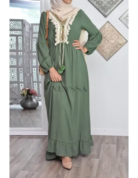 robe basma creme thnique l'ete robe boheme pas cher modest fashion