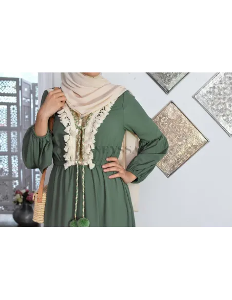 robe basma creme thnique l'ete robe boheme pas cher modest fashion