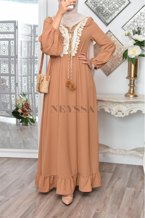 basma kleid thnic creme sommer böhmisches kleid billig bescheidene mode