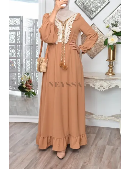 basma kleid thnic creme sommer böhmisches kleid billig bescheidene mode