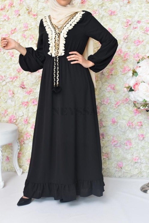robe basma creme thnique l'ete robe boheme pas cher modest fashion