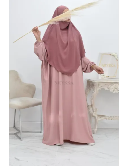 Long khimar 2 voiles  Jazz pour femme musulmane voilée