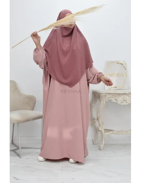 Long khimar 2 voiles  Jazz pour femme musulmane voilée