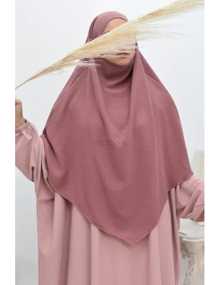 Long khimar 2 voiles  Jazz pour femme musulmane voilée