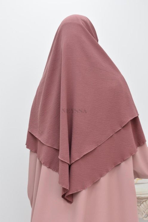 Long khimar 2 voiles  Jazz pour femme musulmane voilée