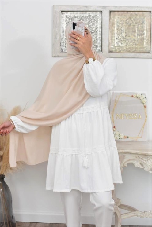 Hijab soie de Médine moderne et pas cher haut de gamme