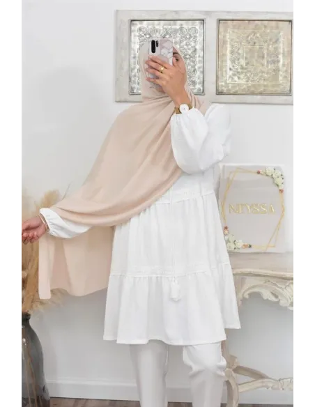 Hijab soie de Médine moderne et pas cher haut de gamme