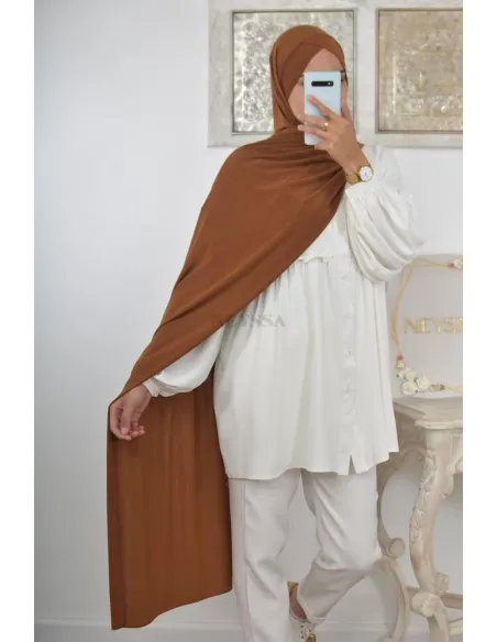 Hijab à enfiler jersey  Neyssa création, hijab haute qualité lycra