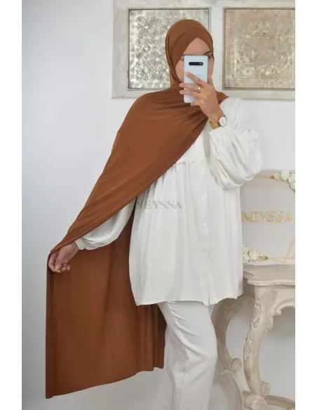Hijab à enfiler jersey  Neyssa création, hijab haute qualité lycra