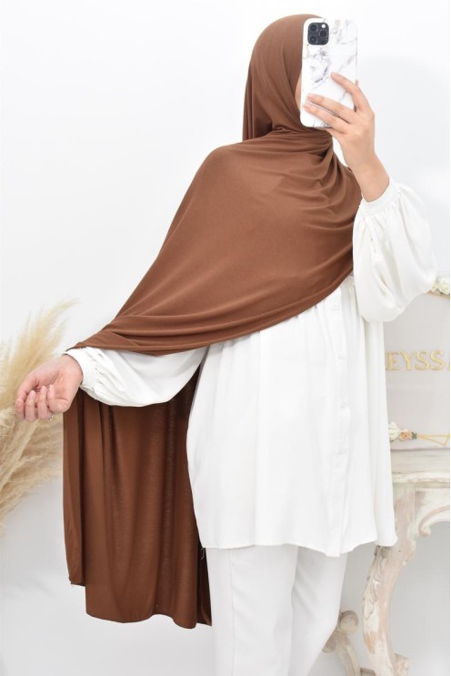 hijab long  xxl jersey de viscose idéal pour hijabi femme voilée