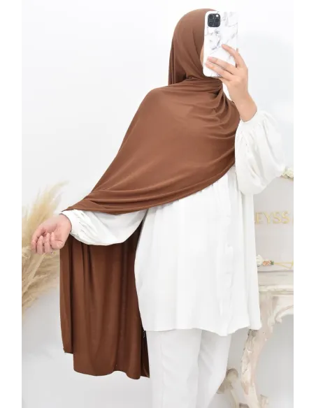 hijab long  xxl jersey de viscose idéal pour hijabi femme voilée