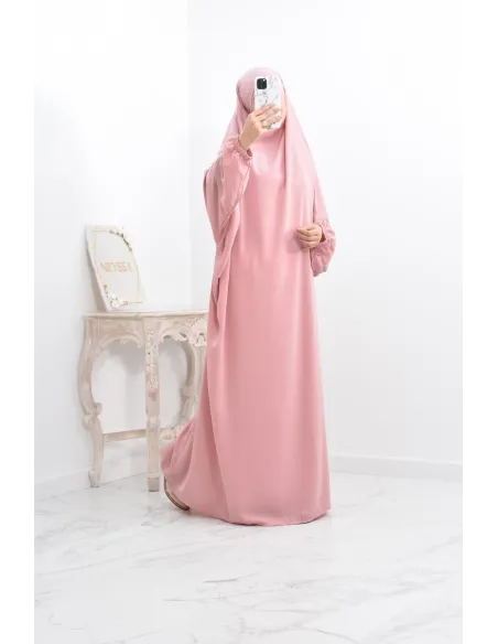Jilbab une pièce long fluide et pas cher