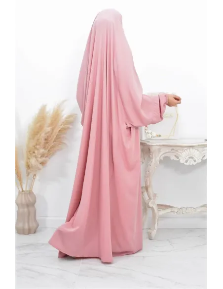 Jilbab une pièce long fluide et pas cher