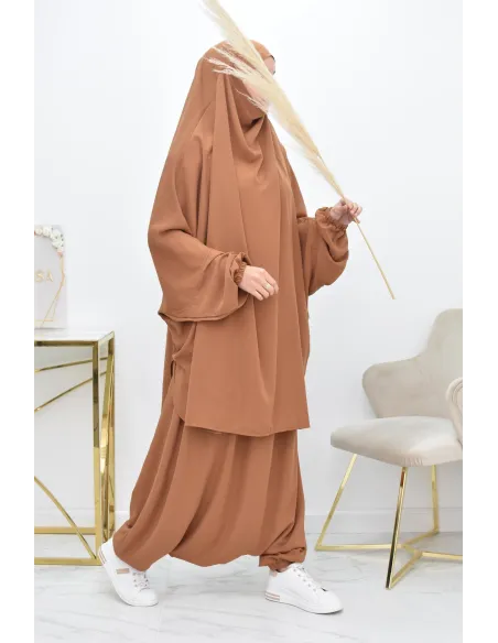 Jilbab sarouel fluide pas cher Neyssa shop