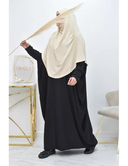 Long khimar rond fluide en jazz pas cher pour femme musulmane