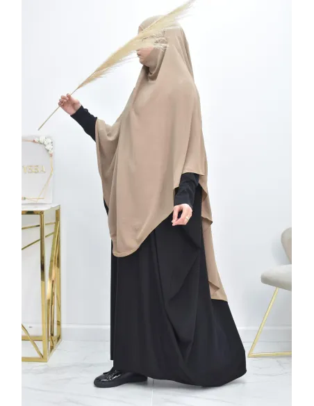 Long khimar pointu pour femme musulmane hijab légiféré