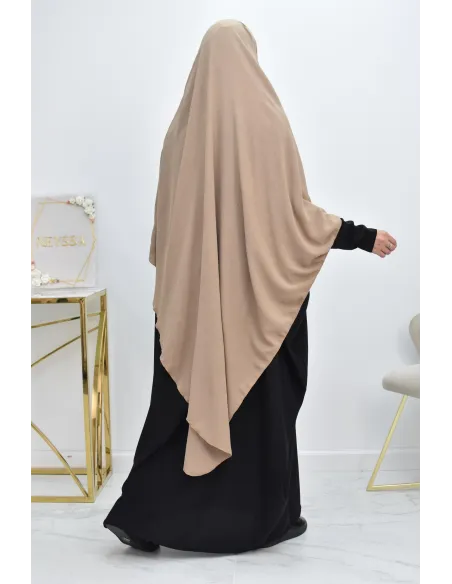 Long khimar pointu pour femme musulmane hijab légiféré