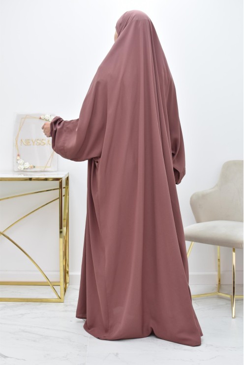 Jilbab une pièce long fluide et pas cher