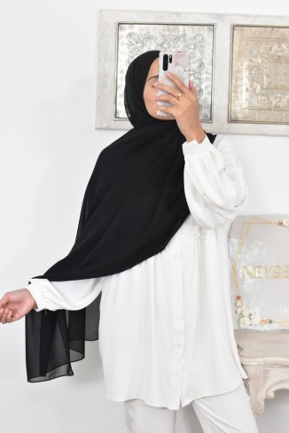 Maxi Musselin Hijab XXL Hauptschleier Hijab Crpe Hijab 180cm 2