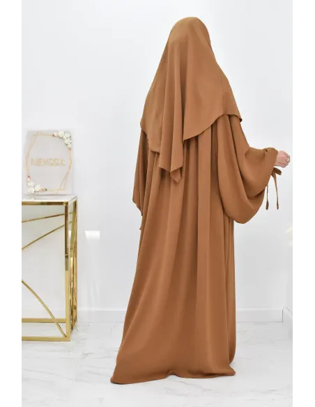 Khimar court rond fluide en jazz pas cher pour femme musulmane